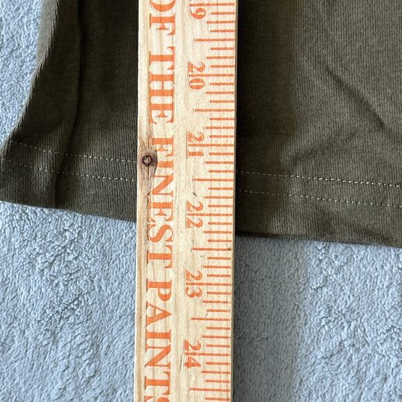 Y2s 2000s Deadstock Interstate Jeans Shirt Top Girls Youth large Classic Green - Picture 11 of 12